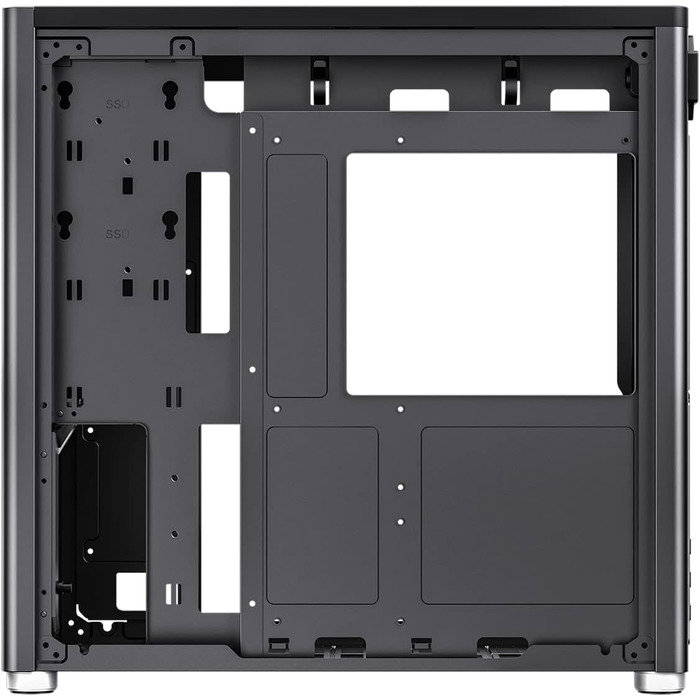 Ігровий корпус GameMax Spark Pro Cube ATX з двома загартованими скляними панелями, USB 3.0, Type-C, чорний
