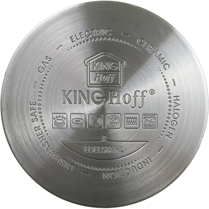 Набір каструль Kinghoff KH-1202 8 предметів нержавіюча сталь