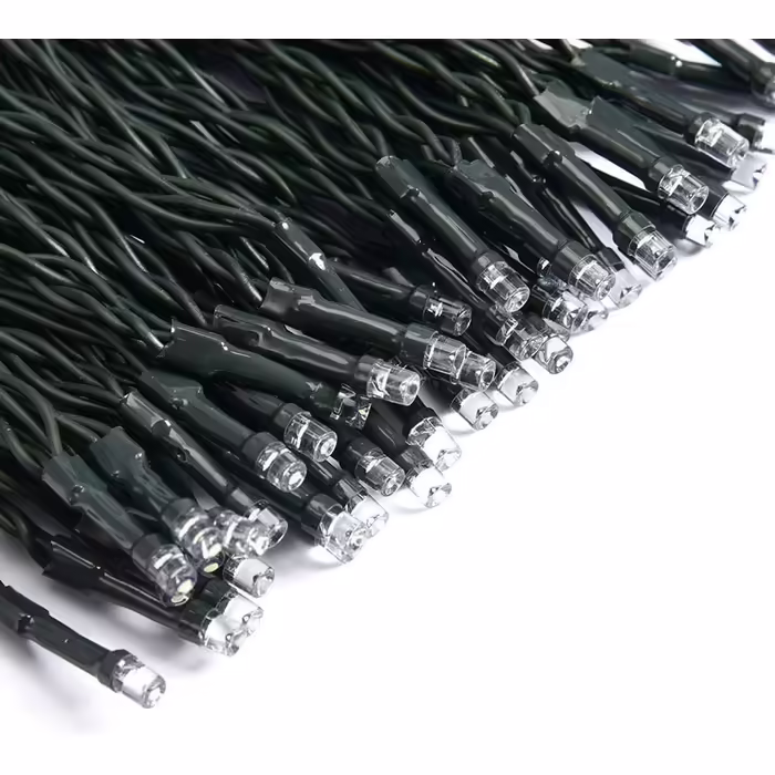 Tuokay Сонячна гірлянда 22м 200 LED, водонепроникна, 8 режимів, для вулиці, декор для саду, балкона, тераси, альтанки, газону, весільна декорація, червона