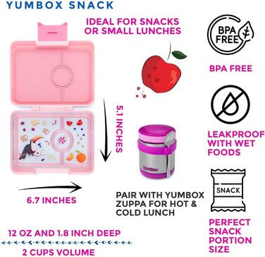 Ланч-бокс на 3 відділення Kids Bento Box для дитячого садка, школи (макс. 50 символів)