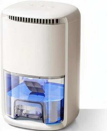 Електричний осушувач повітря 1000 мл для дому, авто, ванної кімнати (білий)