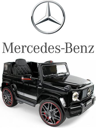 Дитячий електромобіль Mercedes G63 AMG 4x4, 180 Вт, шкіряне сидіння, EVA-колеса, 12V 9Ah, пульт, білий