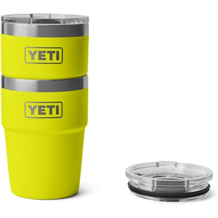 Термос YETI Rambler 473 мл з кришкою MagSlider, жовтий (Firefly Yellow)