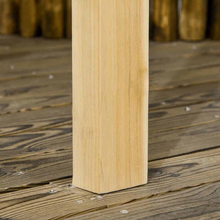 Садовий гойдалка з перголі на 2 особи, регульована висота, міцна дерев'яна рама, розміри 2,21 x 1,40 x 1,96 м