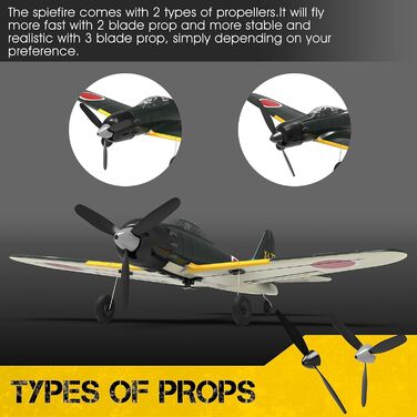 Літак на радіокеруванні VolantexRC 761-5 P51 Mustang RTF 4-канальний, для початківців, зі стабілізацією Xpilot та акробатичними режимами