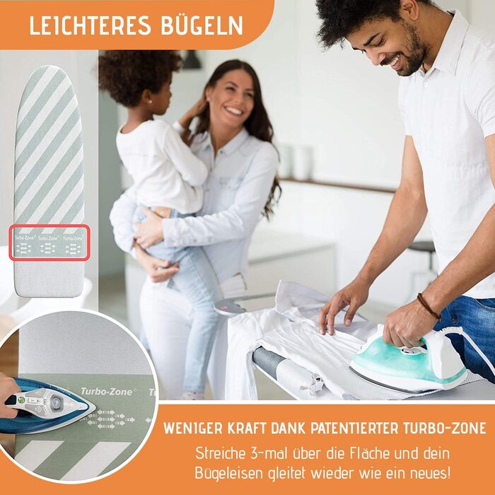 Чохол для прасувальної дошки універсальний | Підходить для станцій прасування Dapfbügeleisen | Розмір до 120x40 см