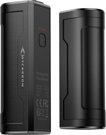 Електричний грілка для рук MyCARBON 10000 mAh USB-C, 9 годин роботи, 3 режими, багаторазовий, для жінок та чоловіків, подарунок для кемпінгу, туризму, гольфу