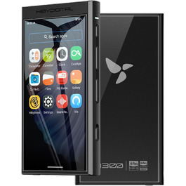 HiBy Digital M300 музичний плеєр з динаміком, Android 13, SD665, Bluetooth, Wi-Fi, FM, дисплей IPS 1280x640, підтримка PCM768k DSD256, 128ГБ+2ТБ пам'яті, чорний