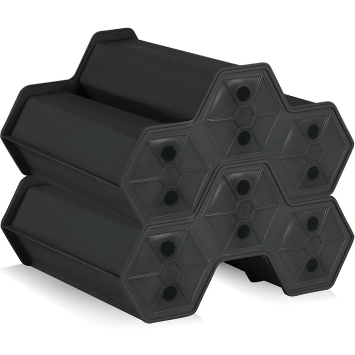 Стійка для вина Stimo на 12 пляшок, пластикова, розширювана, стелаж для напоїв