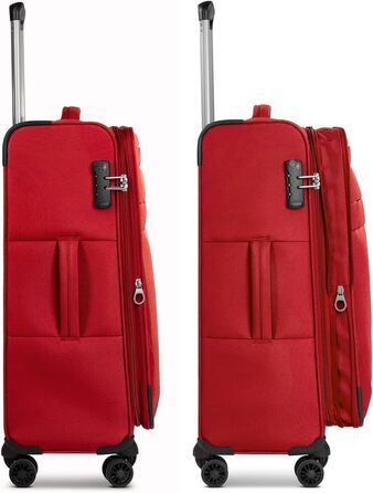 Візок для м'якого багажу Worldpack XL 78 см, поліестер, 4 колеса, TSA, серія Chicago, темно-червоний