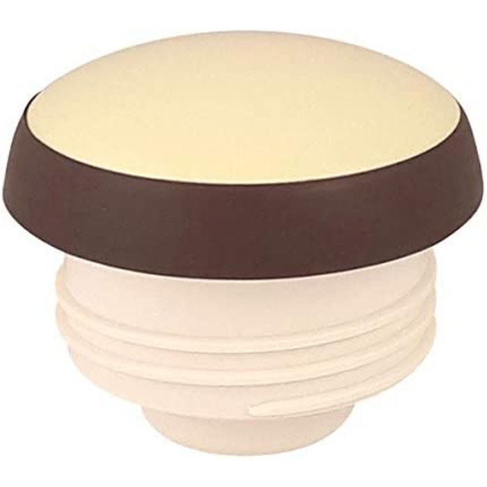 Термос Helios Wave, 1,5 л, пластик, білий, з кришкою-гвинтом, придатний для миття в посудомийній машині