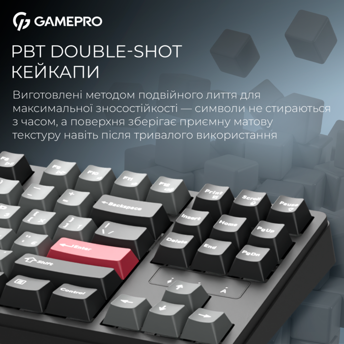 Бездротова механічна клавіатура GamePro Asgard Ragnar (MK285BK)