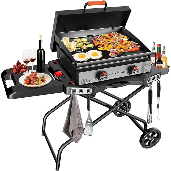 Підставка для гриля GFTIME для Weber Q1000, Q2000, Q1200, Q1400, Q2200, Q2400 та Blackstone 43/56 см, Outdoor