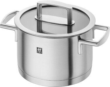 Набір каструль ZWILLING Quadro, 5 предметів, нержавіюча сталь, склокришки, індукційні, без покриття