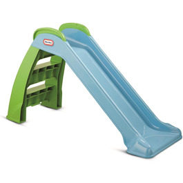 Дитячий гірочка Little Tikes First Slide - ігровий набір для дому та саду, безпечний та міцний, для дітей від 18 місяців (зелено-блакитний)