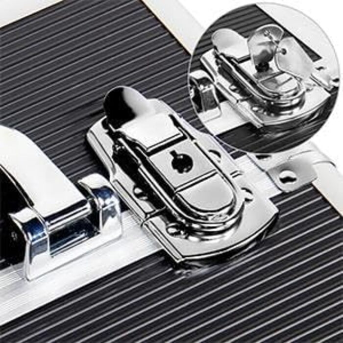 Косметичка-органайзер Yaheetech 4 в 1: велика, для косметики, прикрас, макіяжу, перукарів, ручна клада, чорна