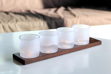 Набір склянок для віскі LIITON American Peaks Kristall 4 шт., 300 мл, для охолодження коктейлів, подарунок для чоловіків