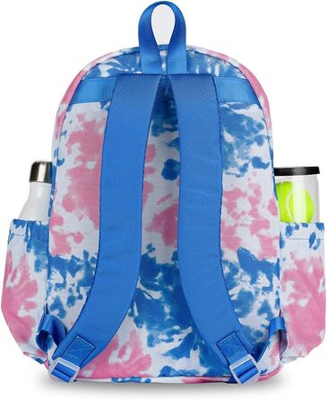 Дитячий тенісний рюкзак Ame & Lulu Big Love (синій / рожевий з малюнком в стилі батик)