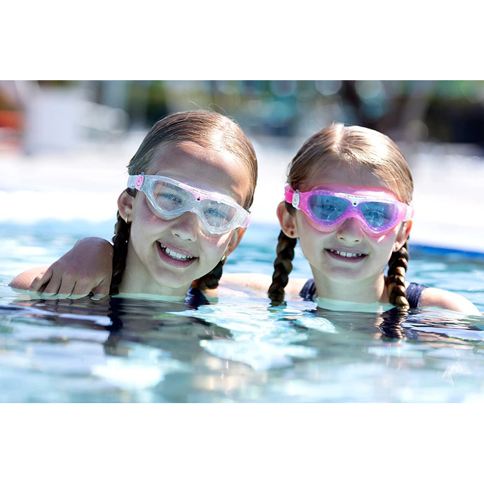 Окуляри для плавання Aquasphere Vista дитячі прозорі і рожево-прозорі лінзи