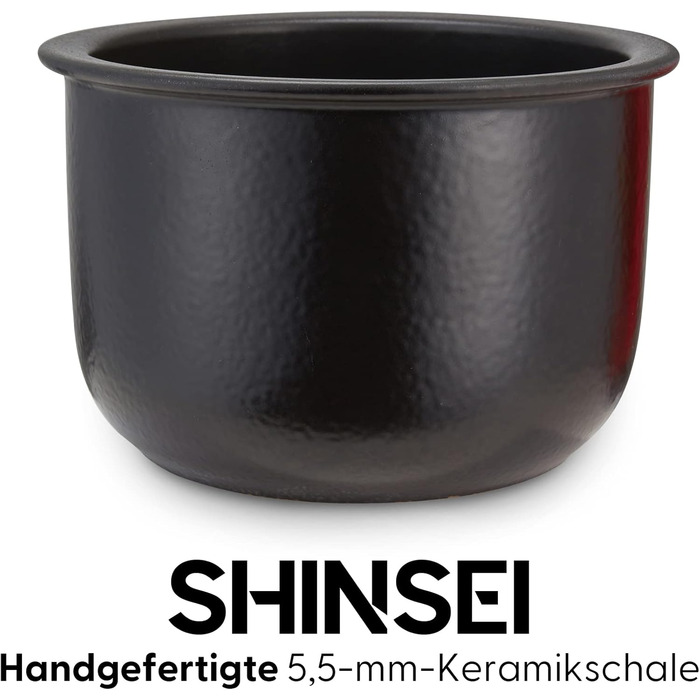 Рисварка Yum Asia Tsuki Mini з керамічною чашею Shinsei (2,5 чашки, 0,45 л), 5 функцій приготування рису, 2 функції мультиварки, LED-дисплей, 220–240V (Білий)