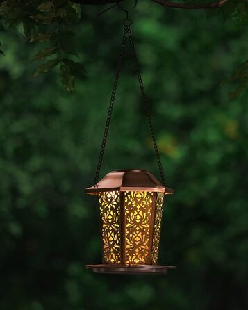 Сонячна годівниця для птахів HouseSapp вулична 19,8х17,8 см рожево-золотиста