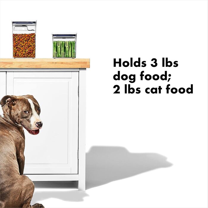 Контейнер для корму OXO Good Grips Pet POP 4.2 л з лопаткою | Безпечний, герметичний, BPA-free | Для собак та котів