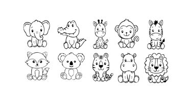 Дитячий набір столових приборів з гравіюванням імені | Персоналізований посуд для дітей | Подарунок на хрещення, день народження | Тема: Сафарі, Екскаватор