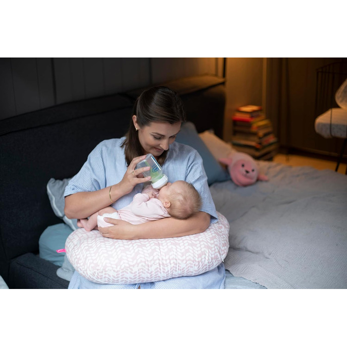 Подушка для годування Motherhood, ергономічна, Оeko-Tex Standard 100, колір блакитний