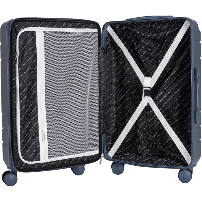 Набір валіз French Connection Le Voyage, 22 дюйми, Marineblau (морська синій)