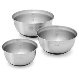Набір мисок Brabantia Mixing Bowls 3 шт сталевий (363900), Стальной