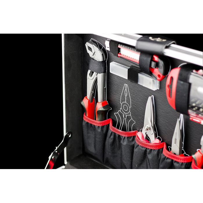 Набір інструментів Meister 131 предметів Knipex & Wera в алюмінієвому кейсі - професійний валіза з інструментами