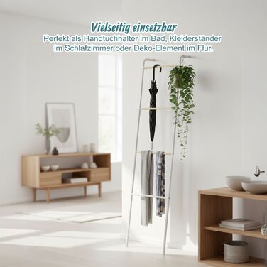 Підставка для рушників Relaxdays, метал, 4 яруси