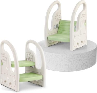 Триттхокер для дітей Onasti з 2 ступенів, регульована висота, зелений