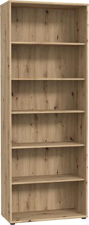 Книжкова шафа Newroom Shelf Artisan Oak Modern - 73.7x85.5x34.8 см (ШxВxГ) - Шафа з стоячою полицею - Lucius.Sixteen Офісний кабінет Вітальня (09- Полиця)