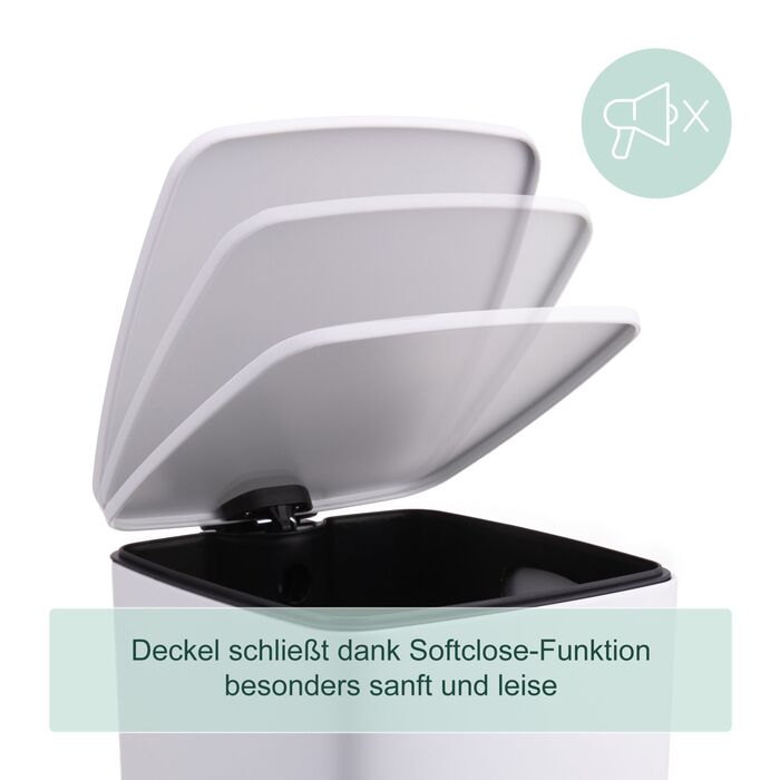 Відро для сміття Relaxdays, 30 літрів