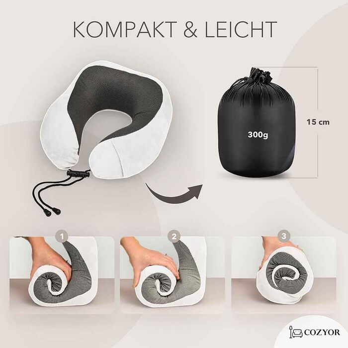 Набір для подорожей Cozyor 4-в-1: подушка для шиї, маска для сну, подушка для подорожей та плед 2 в 1, навушники, з кріпленням для рюкзака та валізи, червоний. Плед + подушка для шиї + маска для сну + навушники