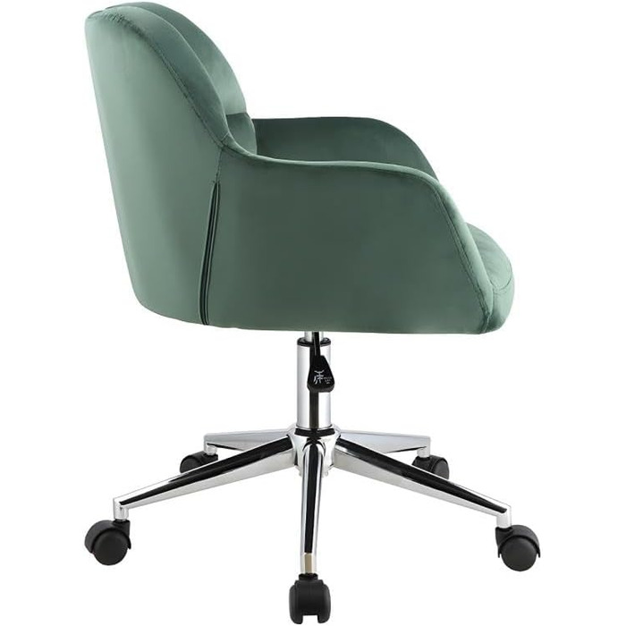 Офісний стіл Pascal Morabito PEGA - крісло, регульована висота, велюр, зелений