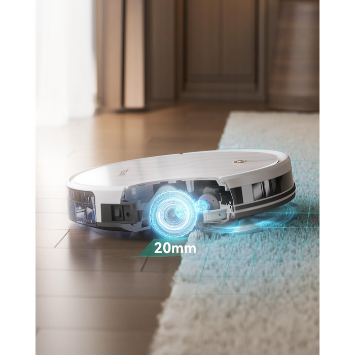 Робот-пилосос Tesvor S8 Pro з функцією миття - 8000Pa, LiDAR-навігація, 240 хв роботи, керування через додаток/Alexa, для прибирання шерсті тварин, килимів та твердих підлог (M2)