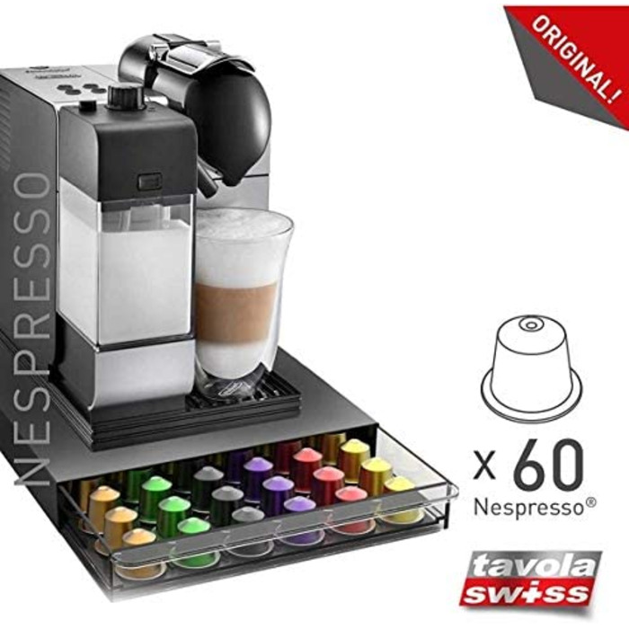 Коробка Tavolaswiss-дозатор капсул 40 на 40 капсул Nespresso (20x20x10 см)