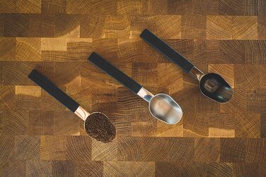 Кавова ложка Barista & Co, мірна ложка з нержавіючої сталі для меленої кави і розсипного чаю, (мідь)