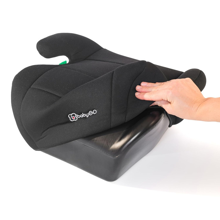 Підвищувач для автокрісла babyGO Sitzerhöhung Booster, I-Size, 125-150 см, чорний