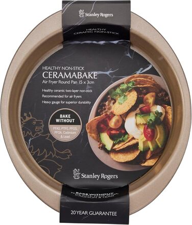 Форма для випічки Stanley Rogers Ceramabake з антипригарним керамічним покриттям, 20 x 7 см, без PFAS, PTFE, PFOS, PFOA, кадмію та свинцю