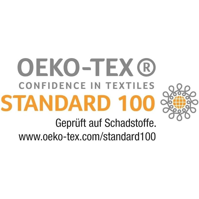 Штора 140x245см непрозора OekoTex (сіра)