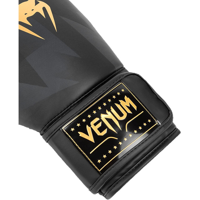 Боксерські рукавички для гоління Venum Venum Black / Gold 16 унцій