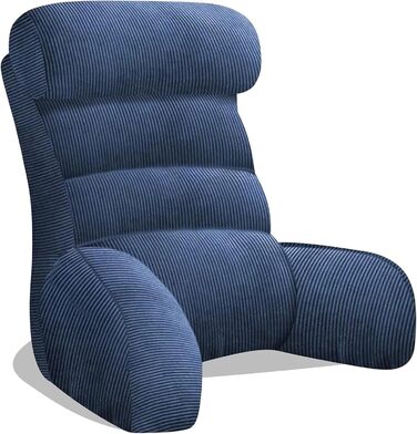 Підголівник для ліжка з підлокітниками Tinuniyaa, великий, для читання, роботи, перегляду телевізора, ігор та відпочинку. Підходить для людей вище 163 см.