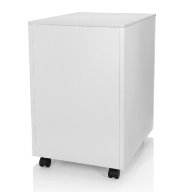 Контейнер на колесах COLOR OS I, метал, білий з кодовим замком, hjh OFFICE