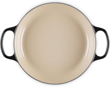 Le Creuset Signature: каструля-сковорода з чавуну, 26 см, 2.2 л, для всіх типів плит (включно з індукцією), чорна матова