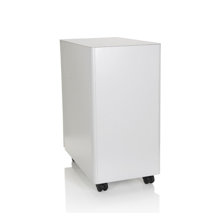 Контейнер на колесах COLOR I, метал білий (hjh OFFICE)