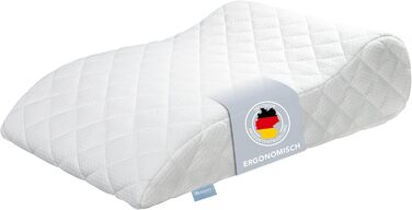 Подушка для підйому ніг XDREAM | Ергономічна, знімний чохол, сертифікат Öko-Tex, сіра