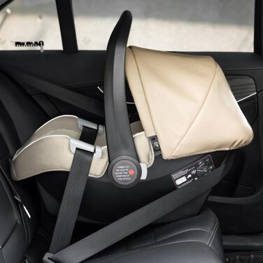 Дитяча коляска 3 в 1 Gcarebb з автокріслом, легка та портативна, комплект для новонароджених 0-4 роки, комбінована коляска з алюмінієвим каркасом